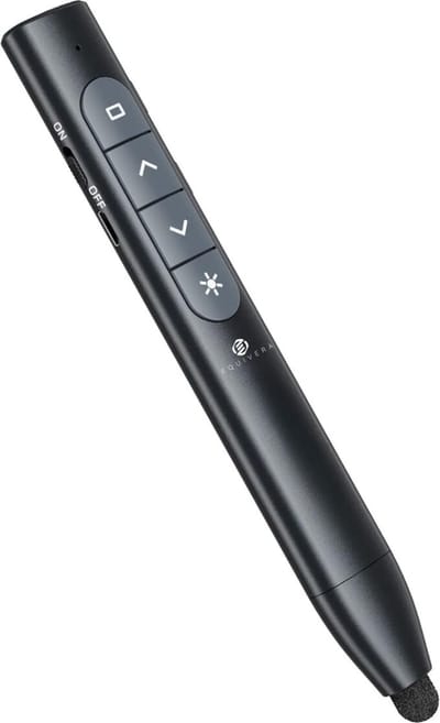 Equivera Presentatie Klikker - Presentatie Clicker - Presentatieklikker - Draadloze Presenter - Presentatie Pointer - Presentatie Afstandsbediening - Draadloze Klikker - Laser Pointer - PowerPoint afstandsbediening - Voor de beste presentatie ervarin