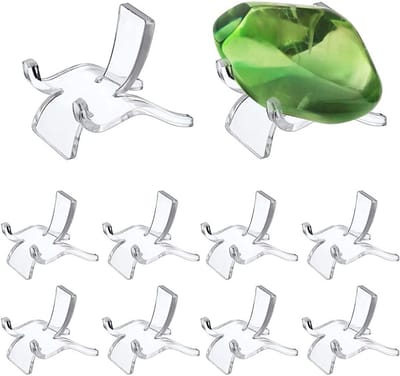 Sieradenrekje - sieradenhouder - sieradendoos - 10 stuks - juwelendoos - sieradenstandaard - sieraden rekje - Sieradenrek - sieraden rek - sieraden houder - sieradendoos voor volwassenen - Transparant