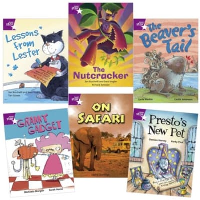 Learn At Home:Star Reading Purple Level Pack (5 Fiction And 1 Non-Fiction Book) - Claire Llewellyn