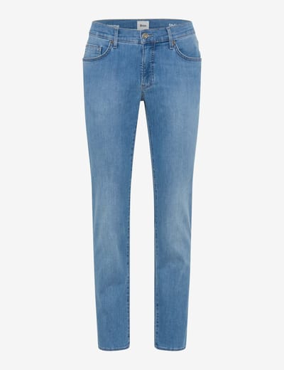 Brax Heren Jeans  Style CHUCK OCEAN BLUE USED, denim blauw regular, maat 33/32