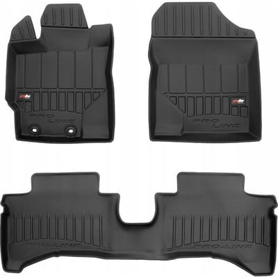 Toyota Yaris III Hybrid automaat - 3D rubber automatten - Perfecte pasvorm - Geurloos TPE - Hoge beschermrand
