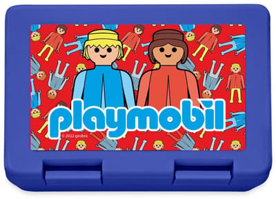 Playmobil Logo En Klassieke Figuren Broodtrommel Lunchbox