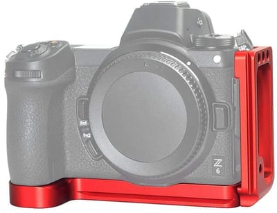 Dailygoody - L-vormige Snelsluitplaat - Aluminium Montagebeugel - Ideaal voor Camera's - Rood - Statiefaccessoires - Geschikt voor Z7 Z6