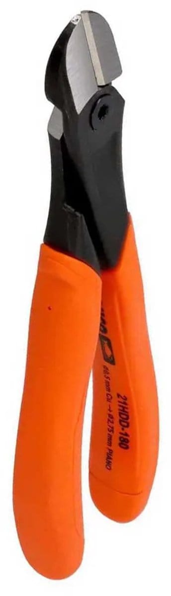 Bahco Diagonale Kniptangen Voor Zware Industrie Met Mono-materiaal Handvatten En Fosfaatafwerking 200 Mm Oranje