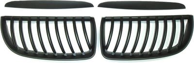 AutoStyle Matzwarte Grills passend voor BMW 3-Serie E90/E91 Sedan/Touring 2005-2008