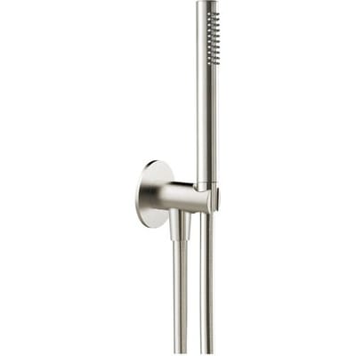 Herzbach LIVING SPA iX bath set with holder and connection bend seven round 17.914400.1.09