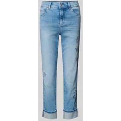 Jeans in verkort model met stiksels model 'CIRA BOHO'