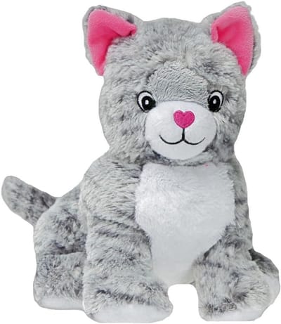 Pluche Warmwaterkruik met Afneembare Hoes voor Katten - Lavendel en Tarwe