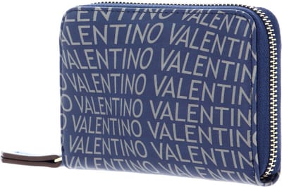 VALENTINO Portemonnee Samosa Coin Purse Blu / Grigio Donkerblauw