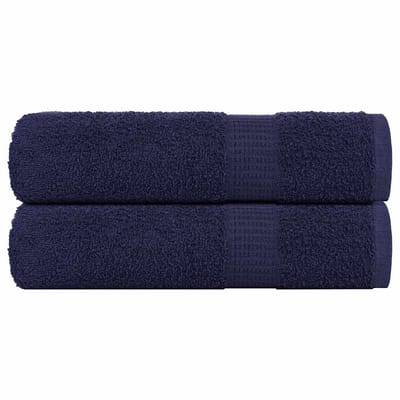 vidaXL - Handdoeken - FROGN - 2 - st - 50x100 - cm - 360 - g/m² - marineblauw