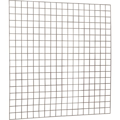 Intergard Gaaspaneel draadmat gaasmat tuinscherm zwart 180x180cm 4/100mm