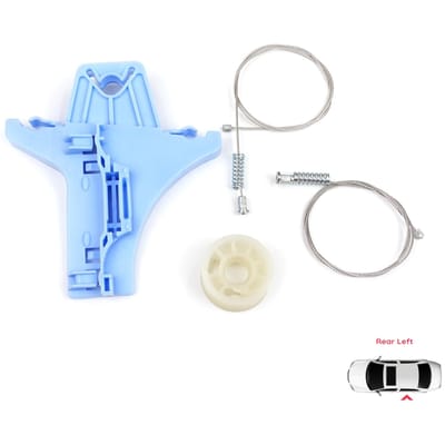 BWR5346 Kit de réparation de lève-vitre électrique Arrière Gauche pour VW Jetta MK6 A6 IV 2010-2018 5C6 1B 162 163 AV2 AV3 5C6839461