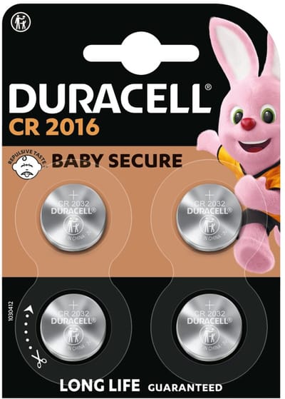 Duracell Knoopcelbatterijen 2016 - 6 x 4 stuks - Voordeelverpakking