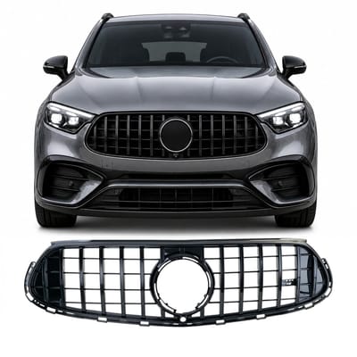 Panamericana Grille geschikt voor Mercedes GLC X254 & GLC Coupé C254 (2022-2026) – Glans Zwart