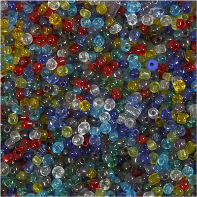 Creativ Company Seed Beads Transparent Glass 130 grams