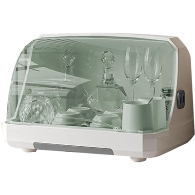 Multifunctionele Opbergorganizer Desktop Kopjesopbergrek Kopjesdroogrek Stofdichte Glazen Theekop Gray