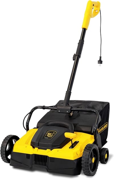 Elektrische Kunstgrasveger 1500W - 36cm Breedte - Zak 35L - Draaibaar Stuur - Elektrisch Instapbaar - Voor Grote Tuinen