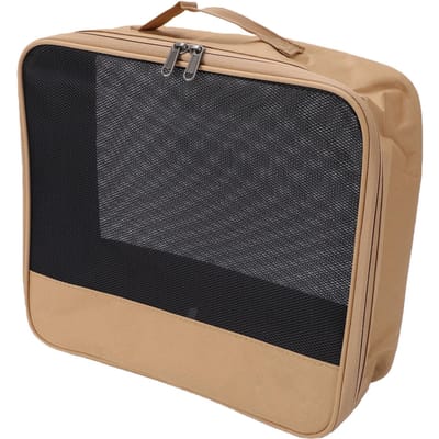 Sac de rangement de camping respirant Organisateur de rangement de camping Boîte de cuisine pour voyage en plein air Grande capacité Kaki kaki