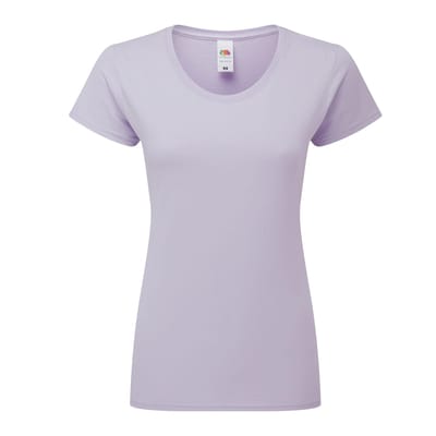 Fruit Of The Loom Vrouwen / Dames Ringgesponnen Premium T-Shirt (Zachte lavendel)