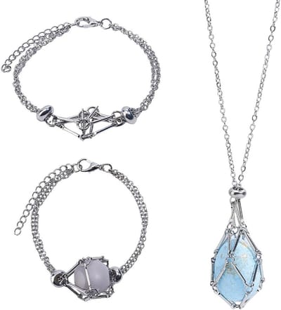 Verstelbare houder voor armbanden, kettingen en sieraden, ideaal voor creatief ontwerpen en organiseren van stenen en accessoires