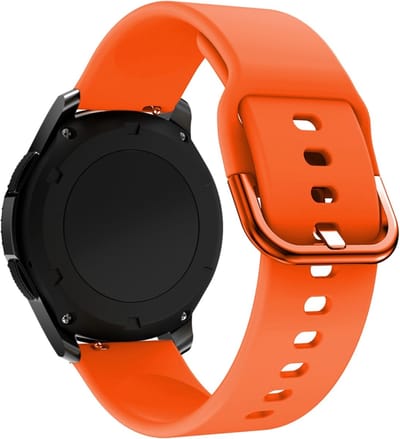 Siliconen bandje - geschikt voor Garmin Vivoactive 4 / Venu 2 / Venu 3 / Forerunner 255 / 265 - oranje