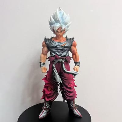- modèle Dragon Ball Anime Son Goku personnage Ys Super Saiyan 1 figurine PVC modèle Statue décoration de bureau Collect gray