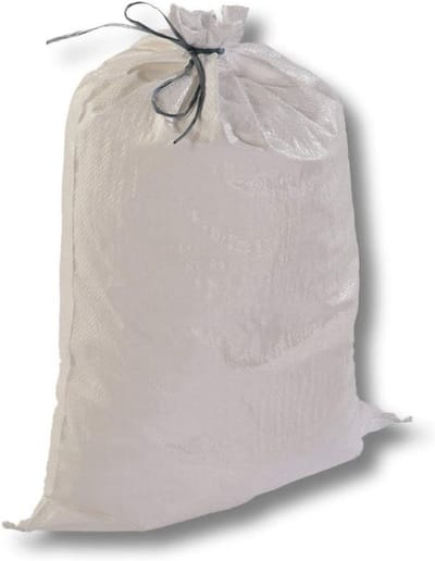 100x Zware Kwaliteit Geweven Plastic Zakken - 40x60 cm - 15 kg Draagvermogen - Voor Zand, Grond, Granen en Tuinafval
