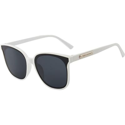 Lunettes de soleil carrées à grande monture unisexes Lunettes de soleil Hip hop Lunettes de soleil carrées rétro œil de chat pour femmes hommes lunettes de soleil