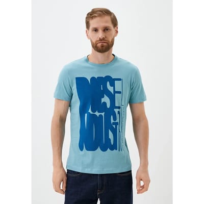Diesel Diegor K66 T-shirt Met Korte Mouwen Blauw M Man