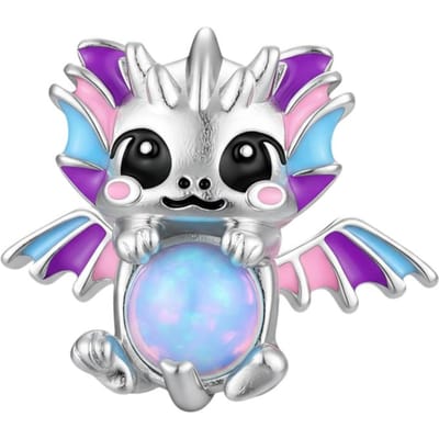 Koper Schattige Draak Wikkelend Om Een Parel Kralen Bedels Past Op Echt Charms Armband Vrouwen DoeHetZelf Sieraden Cadeaus