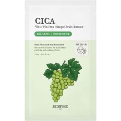 SKINFOOD - Shine Muscat Cica Mask 24ml