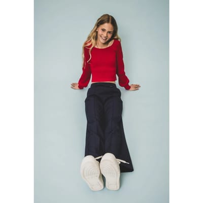 LOOXS 10sixteen Meisjes sweater - Maat 128 in de kleur rood van 52% VISCOSE 29% POLYESTER 19% POLYAMIDE - 2501-5309-256