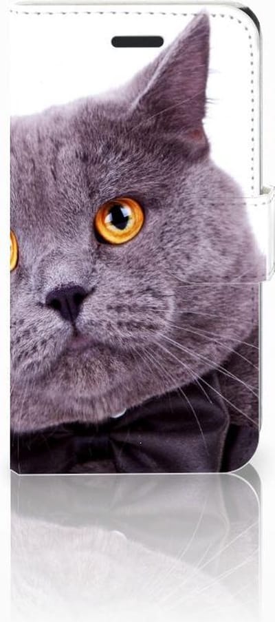 Samsung Galaxy Xcover 3 | Xcover 3 VE Telefoonhoesje met Pasjes Kat