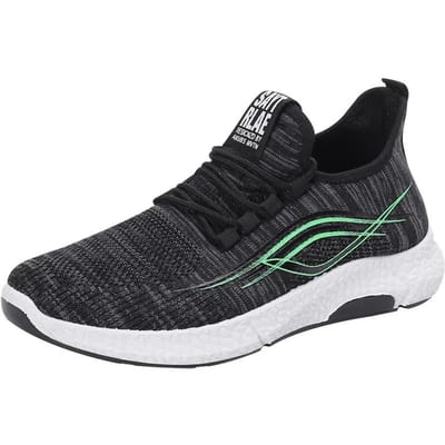 Herenschoen Ademende Casual Schoenen Lichtgewicht Sportschoenen Casual Sneaker Heren Designer Schoen Zachte Zool Hardloopschoen Tenis Hombres 39 black