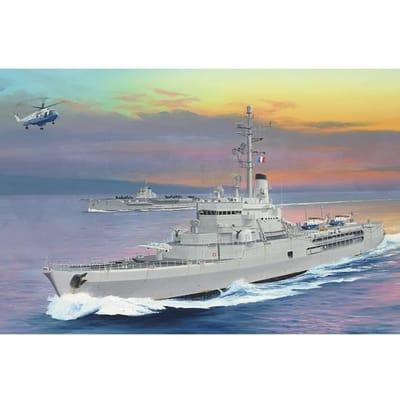Trumpeter Modelbouwpakket Militaire voertuigen - 05636 Jeanne d’Arc - 1964 - Helikopterkruiser Jeanne d'Arc-klasse Plastic - 1:350 - Modelbouw