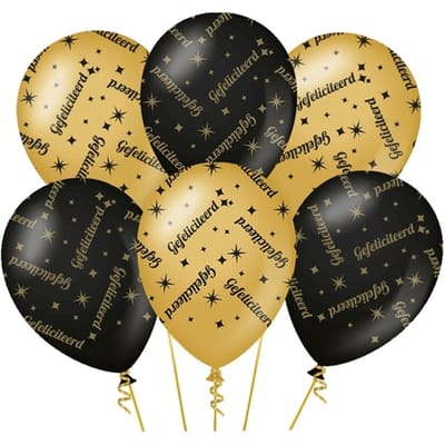 Classy party balloons - Gefeliciteerd