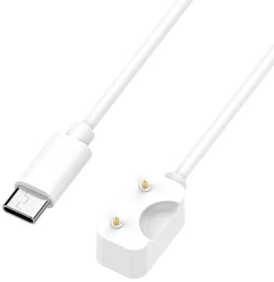 Strap-it USB-C oplader - Geschikt voor Samsung Galaxy Watch Fit 3 - Wit - Vervangende oplaadkabel - Betrouwbaar en veilig - Hoogwaardige kwaliteit