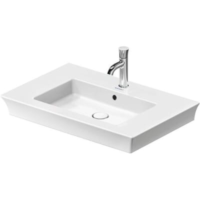 Duravit White Tulip furniture / washbasin 75 cm, with tap hole 2363750000