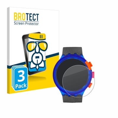 Screenprotector 3 Stuks voor Swatch Neon Party Beschermglas transparant