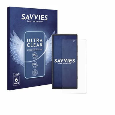 Savvies - Screenprotector voor ZTE Nubia Z70S Ultra - Folie Beschermfolie transparant 6 Stuks