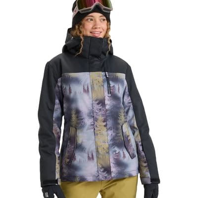 Roxy Jetty Block Jas Grijs S Vrouw