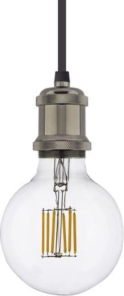 Groenovatie Vintage Hanglamp - E27 Fitting - Parelzwart - Zwart