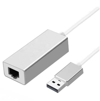 Jumalu USB naar Ethernet Adapter – Hoge snelheid – Plug & Play – Geschikt voor Windows, MacBook, Linux & Nintendo Switch