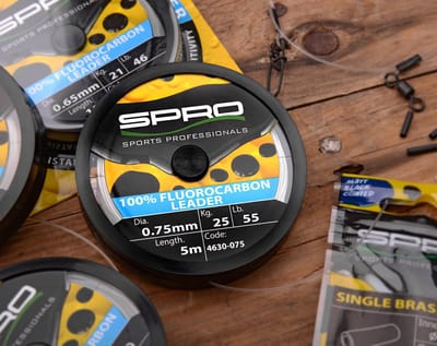 Spro 100% Fluorocarbon | 10m 0.65mm Clear