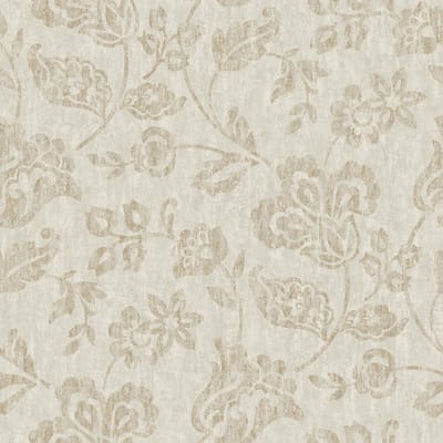 Boråstapeter Vliesbehang 38740 - Borosan Hem - Bloemen Wit - 53cm x 11.20m