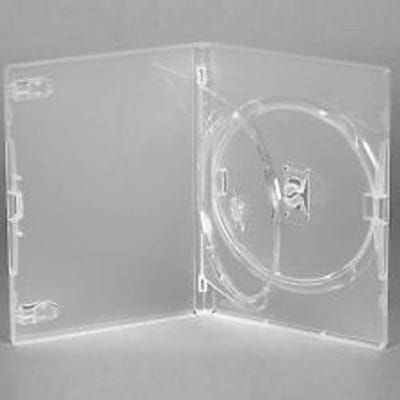Allecto - DVD Case - Set van 5 - Met Swing Tray - Geschikt voor 3 discs - Perfect voor opslag van films - Duidelijke weergave - Doorzichtig