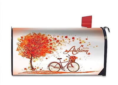 Herfst Esdoorn Brievenbus Cover 18x21 Inch - Magnetische Decoratie voor Buiten