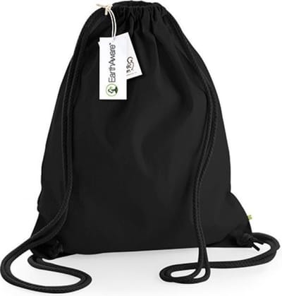 EarthAware? Organic Gymsac (Zwart)