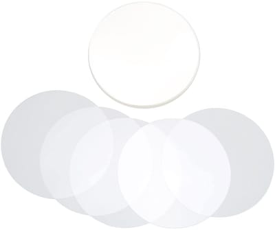 Dailygoods- Badgefolie 100 Stuks - PVC Materiaal - Transparante Beschermfolie - Badge Bescherming - Knop Componenten - Geschikt voor ButtonMaker - Badgefilm