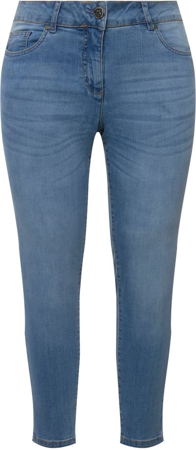 Angel of Style - Dames - PushUp-jeans Pina stretchcomfort 5-pocket - Gebleekt denim - Maat 42